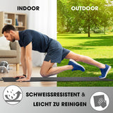 #DoYourFitness Fitnessmatte 183x61x2 cm Schwarz, rutschfest, robust, in- & outdoor nutzbar, ideal für Yoga und Gymnastik.