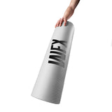 #DoYourFitness Fitnessmatte - In- & outdoor, rutschfest, robust, 183 x 61 x 1,2 cm, mit Tragegurt, weiß, ideal für Yoga und Gymnastik.