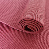 #DoYourYoga Yogamatte Kirana 183x61x0,4 cm Aubergine mit weicher Oberfläche, rutschfester ECO-PVC-Matte für Yoga und Fitness