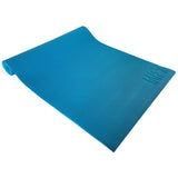 DoYourYoga Yogamatte Kirana - 183 x 61 x 0,4 cm - Petrol, weiche, rutschfeste ECO-PVC Trainingsmatte für Yoga und Fitness.