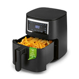 GOURMETmaxx Heißluftfritteuse 4 l mit Touchscreen, 8 Programmen und Timer, fettarmes Frittieren von knusprigen Pommes.