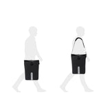 #DoYourSports Wasserdichte Fahrradtasche Roll-Top 21 L Schwarz, 3-in-1 Tasche mit abnehmbarem Schulter- und Haltegriff, reflektierend, wasserfest.