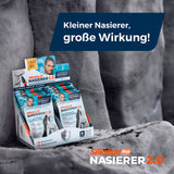 Silkslide Pro Nasenhaartrimmer - Nasierer 2.0 im Display, präzise und wiederverwendbar ohne Batterie.