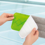 CLEANmaxx Ersatz-Wischtuch 33x12cm 2er-Set für Spray-Mopp 13862 mit Mikrofaser und praktischem Klettverschluss.