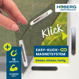 HOBERG Insekten- & Pollenschutzgitter mit Magnetbefestigung für Fenster, 16 starke Magnete, einfache Klick-Montage ohne Bohren.
