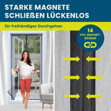 HOBERG Insekten- & Pollenschutzvorhang mit XXL-Magnetbändern, 100x210 cm, für insektensicheren und pollenfreien Sommergenuss.