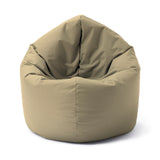 LUMALAND Sitzsack Drops (300 L) in Beige, multifunktional für Innen & Außen, robust, leicht, mit EPS-Perlenfüllung und verdecktem Reißverschluss.