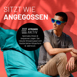 LUMALAND Sitzsack Classic XXL (380 L) in Aquamarin, flexibel, atmungsaktiv, für drinnen & draußen, bietet bequemes Sitzen und Liegen.