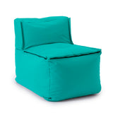LUMALAND Sitzsack-Sofa Mittelstück Türkis, 200 L Volumen, extrastarke Nähte, abwischbarer Bezug, kombinierbar mit modularen Systemen.