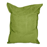 LUMALAND XXL Microvelours Sitzsack - 380L, 140x180 cm, grün, wasserfest, bequemer Indoor Sitzsack aus Microvelours