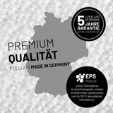 LUMALAND Sitzsack-Sofa Sessel 400 L Grau mit Premium-Qualität, EPS-Perlenfüllung, 5 Jahre Garantie, made in Germany.