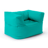 LUMALAND Sitzsack-Sofa Sessel Türkis mit 400 L Volumen, modular, komfortabel, pflegeleicht und outdoor-geeignet.
