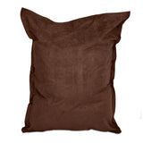 LUMALAND XXL Microvelours Sitzsack Braun 380L Füllung 140x180 cm wasserfest gemütlich für Indoor und Outdoor Nutzung