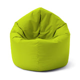 LUMALAND Sitzsack Drops (300 L) Apfelgrün, komfortabel, langlebig, für In- & Outdoor, wasserabweisend, mit verstecktem Reißverschluss.
