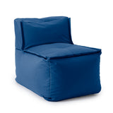 LUMALAND Sitzsack-Sofa Mittelstück - Navyblau, 200 L Volumen, extrastarke Nähte, abwischbarer Bezug, modular kombinierbar.