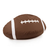 LUMALAND Football-Sitzsack in Football-Form, weich, langlebig und leicht, ideal für drinnen und draußen.