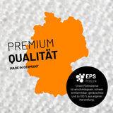 LUMALAND Sitzsack Drops (300 L) mit hochwertigen EPS-Perlen, langlebig, made in Germany, für In- und Outdoor, rot, bequem und pflegeleicht.