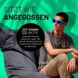LUMALAND Sitzsack Classic XXL (380 L) Stahlgrau, atmungsaktiv, formanpassend, ideal für drinnen und draußen, robust und komfortabel.