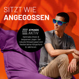 LUMALAND Sitzsack Classic XXL (380 L) in Lila, atmungsaktiv, passt sich Körperform und -wärme flexibel an, ideal für drinnen und draußen.