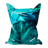 LUMALAND Sitzsack Classic XXL (380 L) in Botanical Design, robust, für innen und außen, pflegeleicht mit verdecktem Reißverschluss.