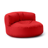 LUMALAND Sitzsack Lounge (320 L) rot, modern, outdoor & indoor, bequem, leicht, langlebig, pflegeleicht, mit verziertem Reißverschluss.